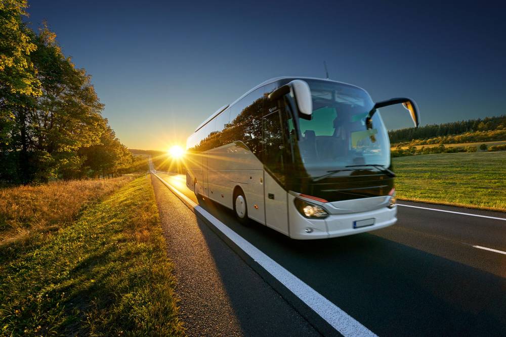 Changement pare brise bus à Locminé